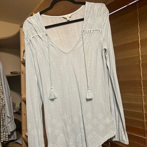 Light blue lucky brand top